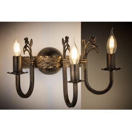Jupiter 226 - KO K 3 - Wandlamp KORONA 3xE14/40W/230V