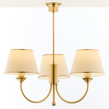 Jupiter 284- CL 3 - Klassieke hanglamp met stang 3xE27/60W/230V