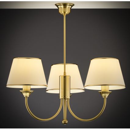 Jupiter 284- CL 3 - Klassieke hanglamp met stang 3xE27/60W/230V