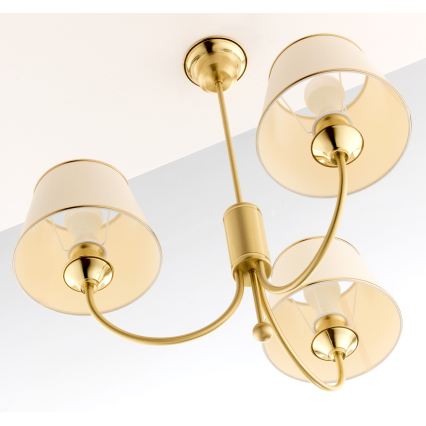 Jupiter 284- CL 3 - Klassieke hanglamp met stang 3xE27/60W/230V