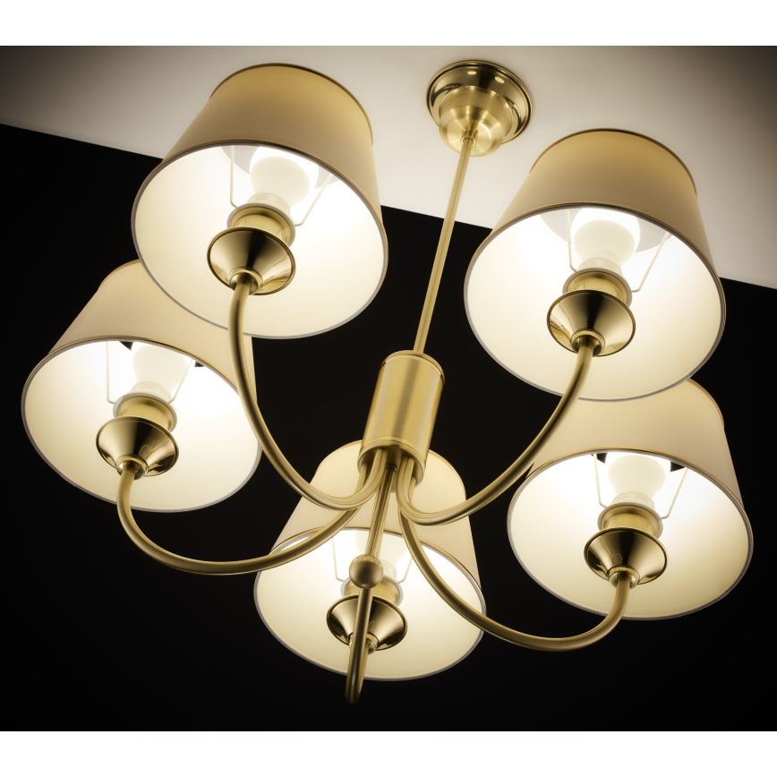 Jupiter 286 - CL 5 - CLASSIC kroonluchter met staaf 5xE27/60W/230V