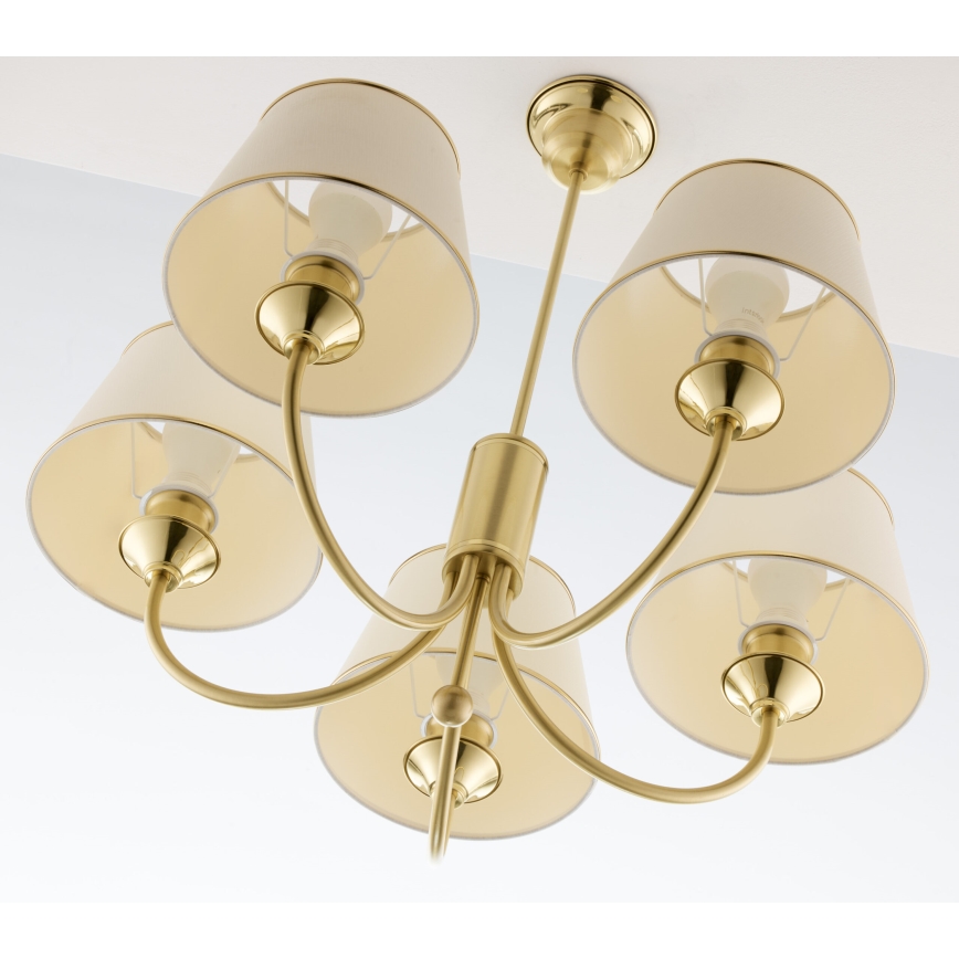 Jupiter 286 - CL 5 - CLASSIC kroonluchter met staaf 5xE27/60W/230V