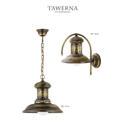 Jupiter 418 - TA K p - Wandlamp TAWERNA 1xE27/60W/230V