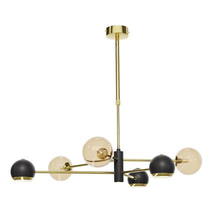 Jupiter - Vervangend glas voor kroonluchter MOKA G9, Ø 12 cm, gerookt beige