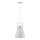 JUST LIGHT. 11060-16 - Hanglamp aan een koord EVA 1xE27/60W/230V diameter 26,5 cm wit