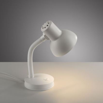 JUST LIGHT. 11080-16 - Flexibele bureaulamp FLEXI 1xE27/25W/230V wit