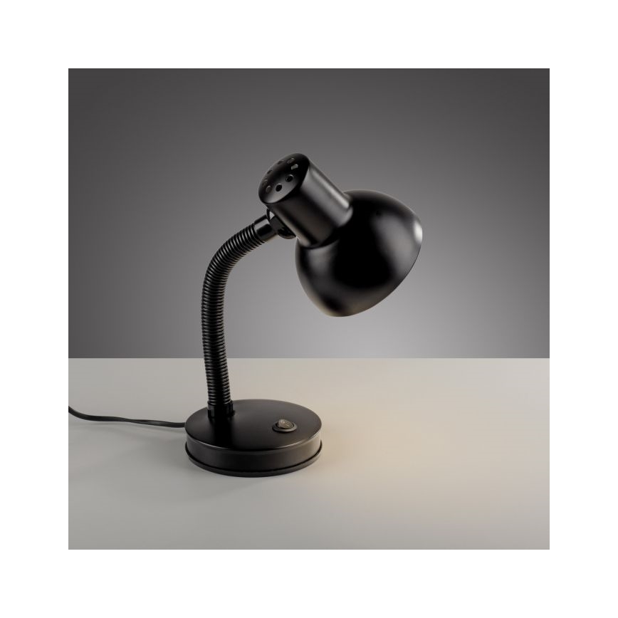 JUST LIGHT. 11080-18 - Flexibele tafellamp FLEXI 1xE27/25W/230V zwart