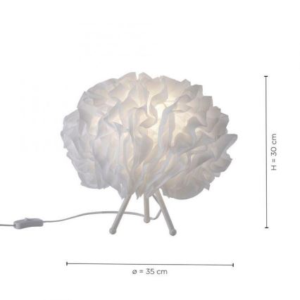 JUST LIGHT. 11211-16 - LED RGBW Dimbaar tafellamp NAOMI 1xE27/10W/230V 2700-5000K + afstandsbediening
