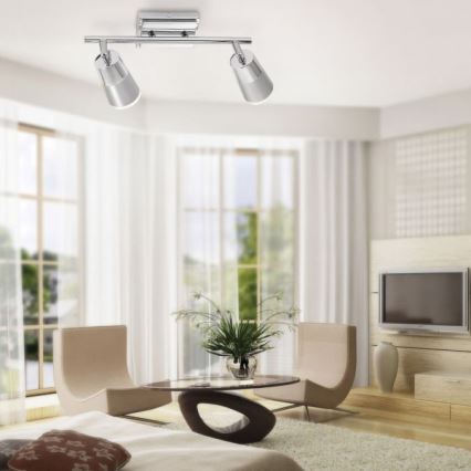 JUST LIGHT. 11229-17 - LED spot DALLI 2xLED/3,5W/230V glanzend chroom