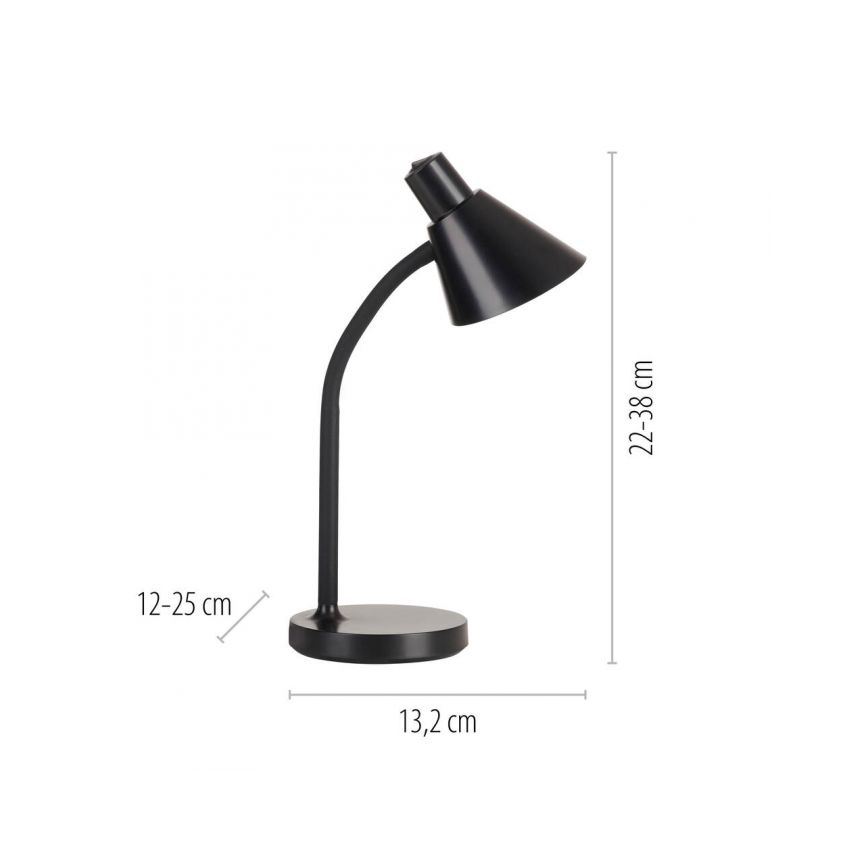 JUST LIGHT. 11248-18 - LED flexibele tafellamp PIXIE LED/4,5W/230V zwart