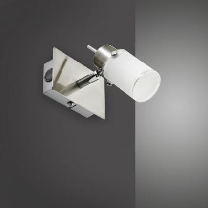 JUST LIGHT. 11931-55 - LED Wandspot MAX 1xGU10/4W/230V mat chroom