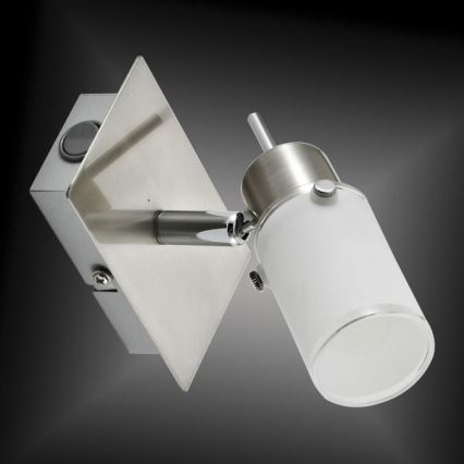 JUST LIGHT. 11931-55 - LED Wandspot MAX 1xGU10/4W/230V mat chroom