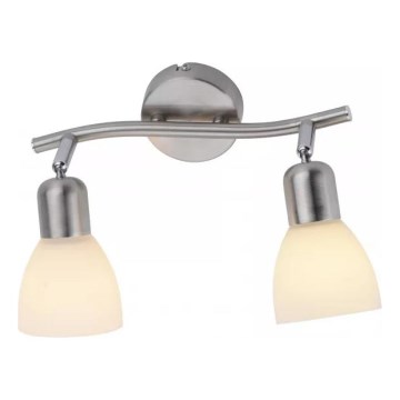 JUST LIGHT. 11952-55 - Spotlamp KARO 2xE14/40W/230V mat chroom