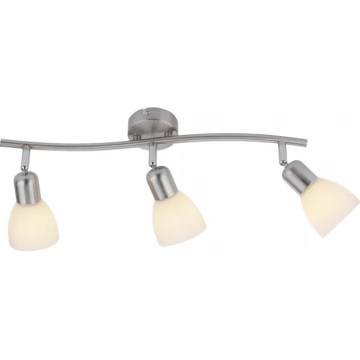 JUST LIGHT. 11953-55 - Plafondspot KARO 3xE14/40W/230V mat chroom