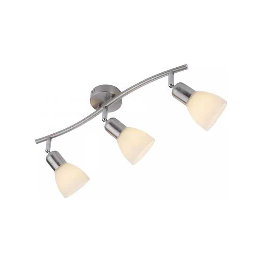JUST LIGHT. 11953-55 - Plafondspot KARO 3xE14/40W/230V mat chroom