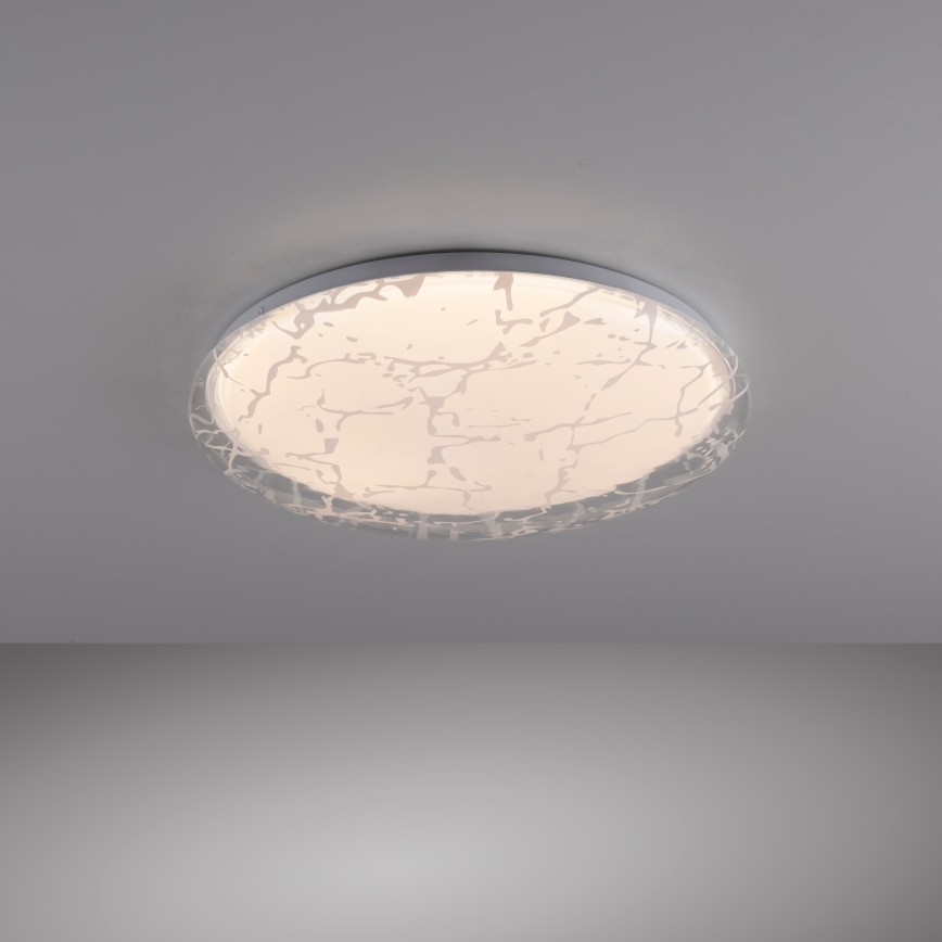 JUST LIGHT. 14008-16 - Dimbare LED-plafondlamp ART PLAFO LED/20W/230V 2700-6500K Ø 38 cm wit + afstandsbediening