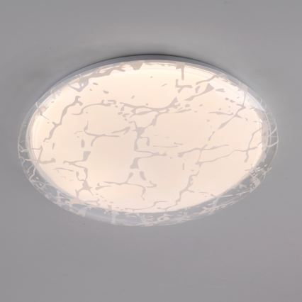 JUST LIGHT. 14008-16 - Dimbare LED-plafondlamp ART PLAFO LED/20W/230V 2700-6500K Ø 38 cm wit + afstandsbediening