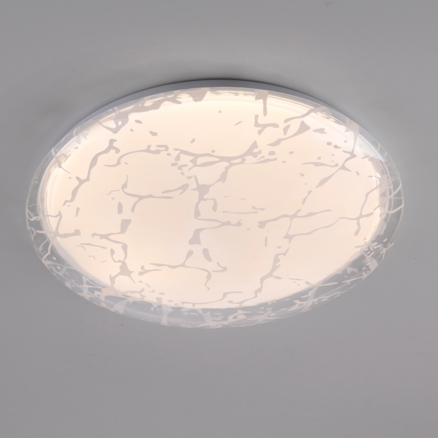 JUST LIGHT. 14008-16 - Dimbare LED-plafondlamp ART PLAFO LED/20W/230V 2700-6500K Ø 38 cm wit + afstandsbediening