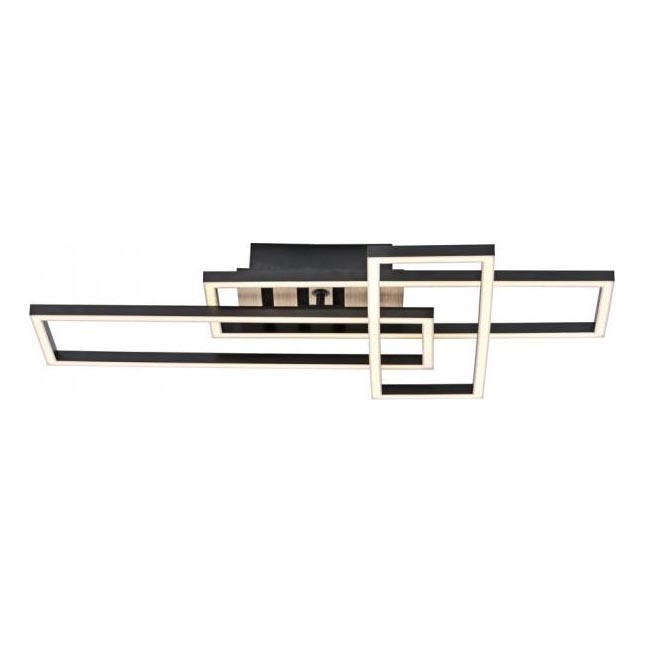 JUST LIGHT. 14051-79 - LED-plafondlamp AKUSTIKA LED/20,5W/230V eiken/zwart