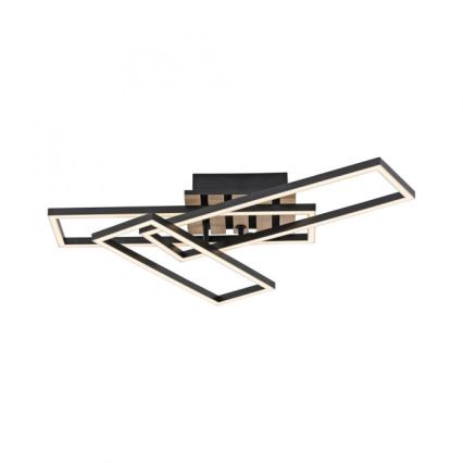 JUST LIGHT. 14051-79 - LED-plafondlamp AKUSTIKA LED/20,5W/230V eiken/zwart