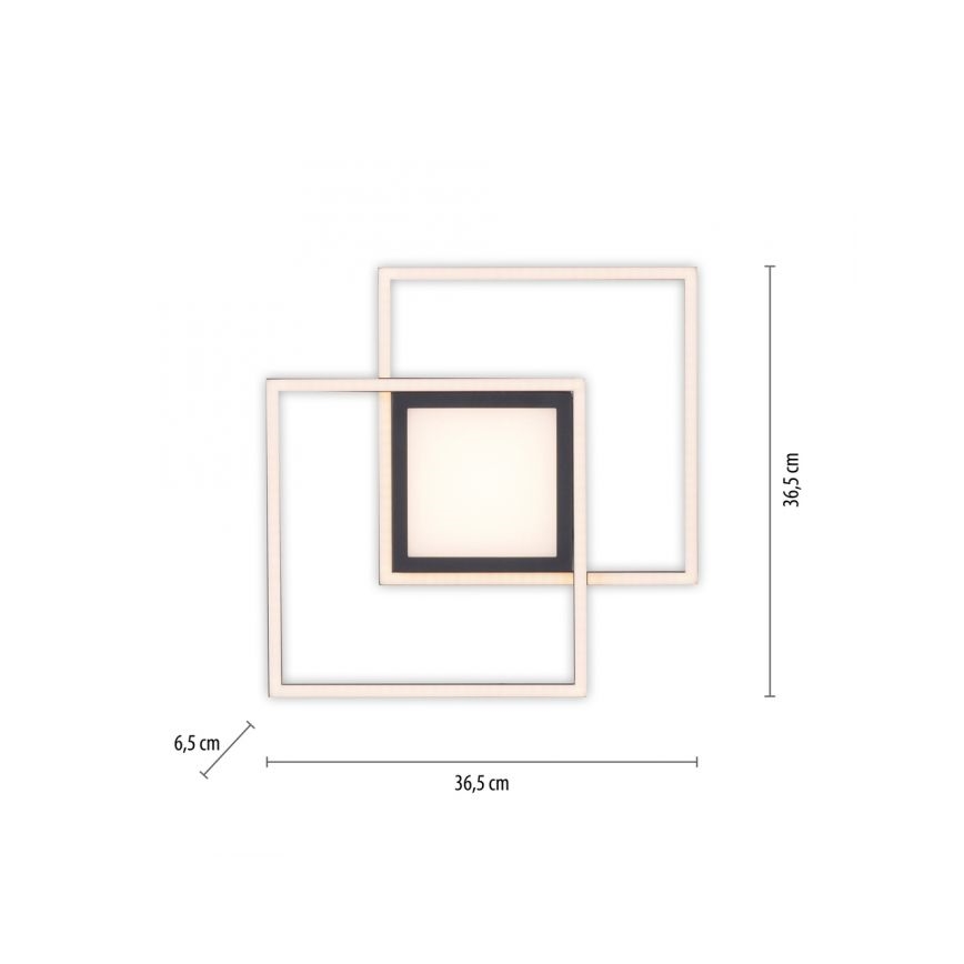 JUST LIGHT. 14144-18 - LED Plafondlamp ASMIN LED/26W/230V