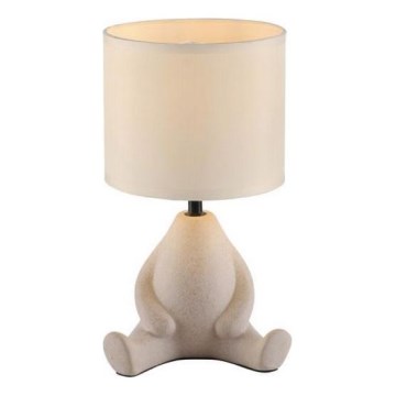 JUST LIGHT. 14190-39 - Tafellamp TED 1xE27/25W/230V beige