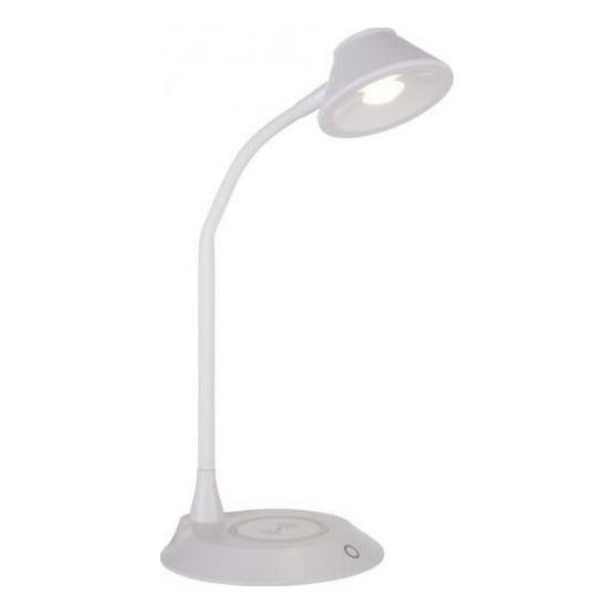JUST LIGHT. 14414-16 - Dimmbare Flexibele Touch Tafellamp met Draadloos Opladen PUCKI LED/4,5W/230V wit