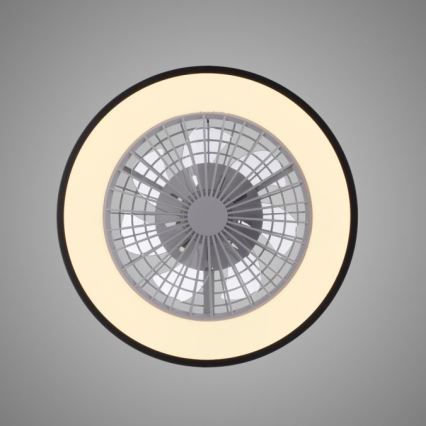 JUST LIGHT. 14447-18 - LED RGBW Dimbare plafondventilator met verlichting LENO LED/44W/230V 3000-6500K Ø 48,6 cm wit + afstandsbediening