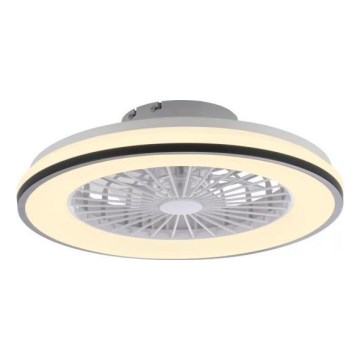 JUST LIGHT. 14447-18 - LED RGBW Dimbare plafondventilator met een licht LENO LED/44W/230V 3000-6500K diameter 48,6 cm wit + afstandsbediening