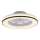 JUST LIGHT. 14447-18 - LED RGBW Dimbare plafondventilator met een licht LENO LED/44W/230V 3000-6500K diameter 48,6 cm wit + afstandsbediening