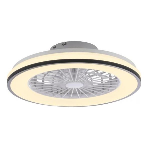 JUST LIGHT. 14447-18 - LED RGBW Dimbare plafondventilator met licht LENO LED/44W/230V 3000-6500K Ø 48,6 cm wit + afstandsbediening
