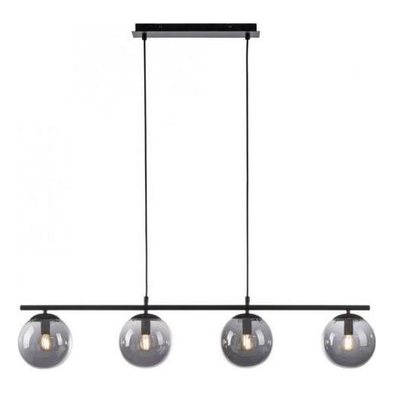 JUST LIGHT. 14604-18 - Hanglamp aan een koord WIDOW 4xE14/25W/230V zwart