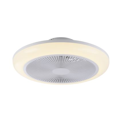 JUST LIGHT. 14623-16 - LED RGBW dimbare plafondventilator met verlichting BRENDA LED/22W/230V 3000-6000K Ø 46 cm wit + afstandsbediening