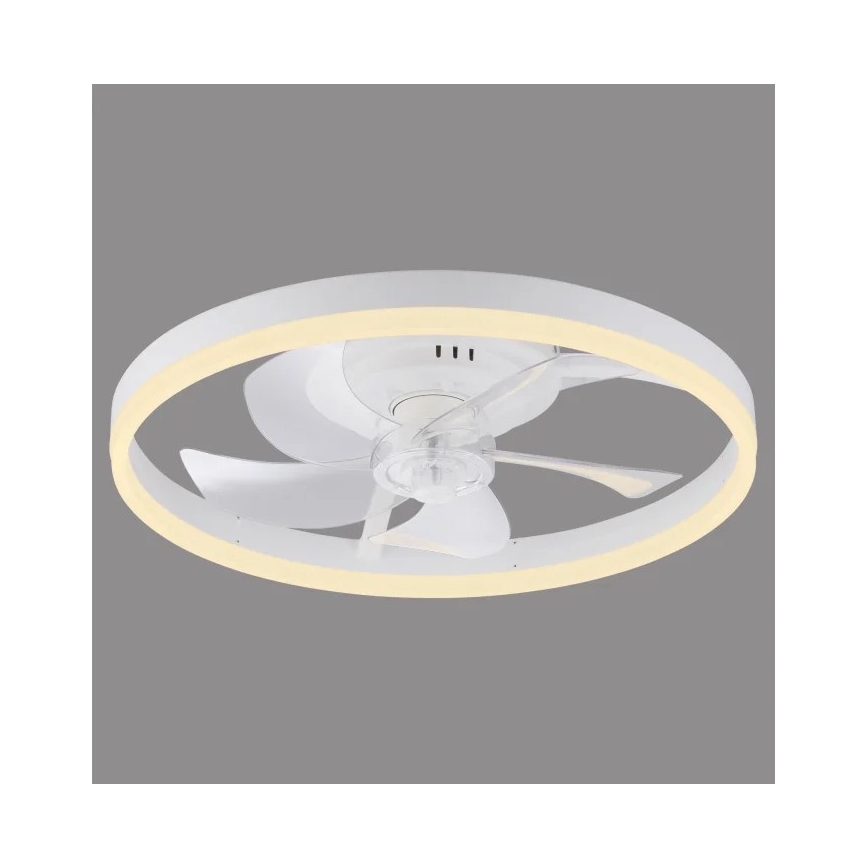 JUST LIGHT. 14624-16 - RITA dimbare LED-plafondventilator met geïntegreerd licht LED/22W/230V 3000-6000K Ø 50 cm wit + afstandsbediening