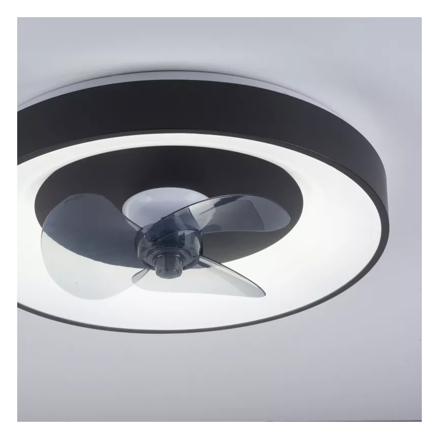 JUST LIGHT. 14644-18 - LED Dimbare plafondlamp met ventilator VENIKA LED/36W/230V diameter 48,6 cm 2700-5000K + afstandsbediening