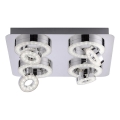JUST LIGHT. 14662-17 - LED RGBW Dimbare Spot TIM LOLASMART 4xLED/5,9/230V 2700-5000K + afstandsbediening