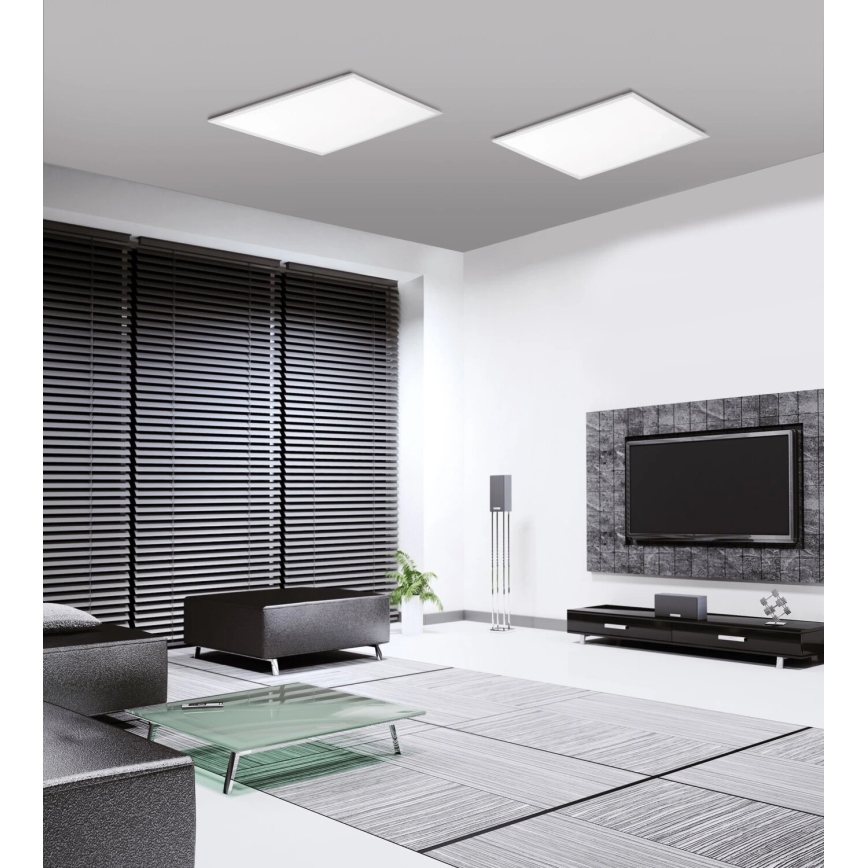 JUST LIGHT. 14681-16 - LED RGB Dimbaar bevestigd lichtpaneel LOLA FLAT LED/28W/230V 2700-5000K + afstandsbediening