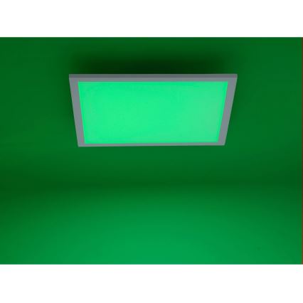 JUST LIGHT. 14681-16 - LED RGB Dimbaar bevestigd lichtpaneel LOLA FLAT LED/28W/230V 2700-5000K + afstandsbediening