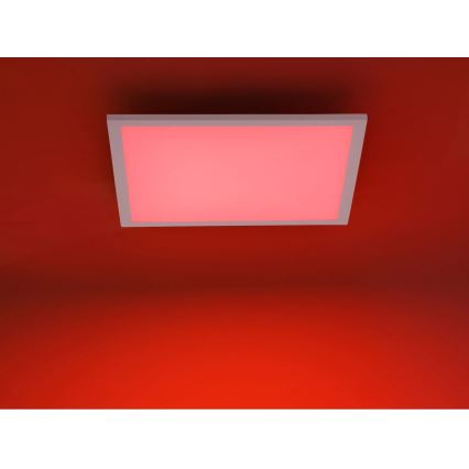 JUST LIGHT. 14681-16 - LED RGB Dimbaar bevestigd lichtpaneel LOLA FLAT LED/28W/230V 2700-5000K + afstandsbediening