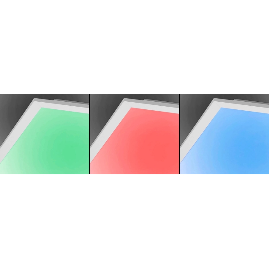 JUST LIGHT. 14681-16 - LED RGB Dimbaar bevestigd lichtpaneel LOLA FLAT LED/28W/230V 2700-5000K + afstandsbediening