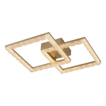 JUST LIGHT. 14732-60 - LED plafondlamp GLITRA LED/17,5W/230V 37,6x37,6 cm goud
