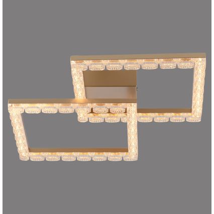 JUST LIGHT. 14732-60 - LED plafondlamp GLITRA LED/17,5W/230V 37,6x37,6 cm goud