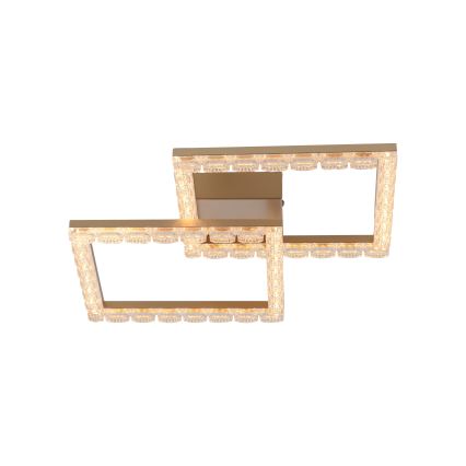 JUST LIGHT. 14732-60 - LED plafondlamp GLITRA LED/17,5W/230V 37,6x37,6 cm goud
