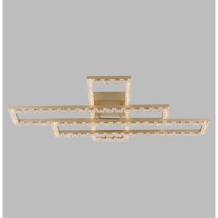 JUST LIGHT. 14733-60 - LED Plafondlamp GLITRA LED/35W/230V 57,25x72,05 cm goudkleurig