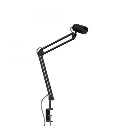 JUST LIGHT. 14773-18 - Tafellamp met klem TURN ME 1xE27/60W/230V zwart