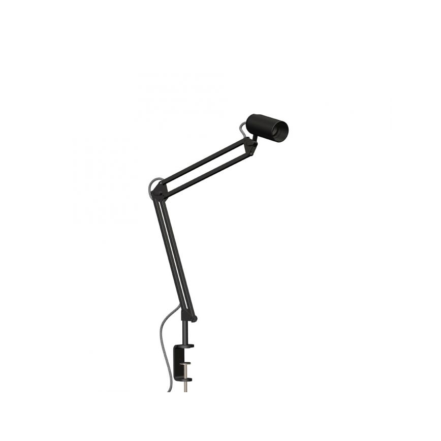 JUST LIGHT. 14773-18 - Tafellamp met klem TURN ME 1xE27/60W/230V zwart