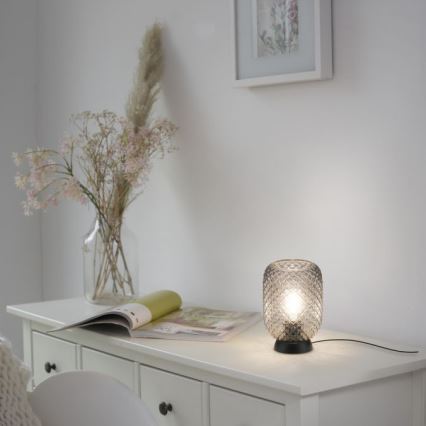 JUST LIGHT. 14906-18 - Tafellamp REISHI 1xE27/40W/230V zwart