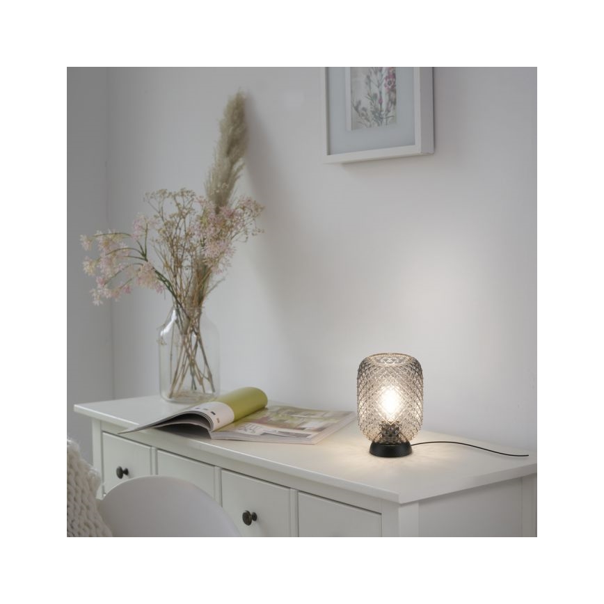 JUST LIGHT. 14906-18 - Tafellamp REISHI 1xE27/40W/230V zwart