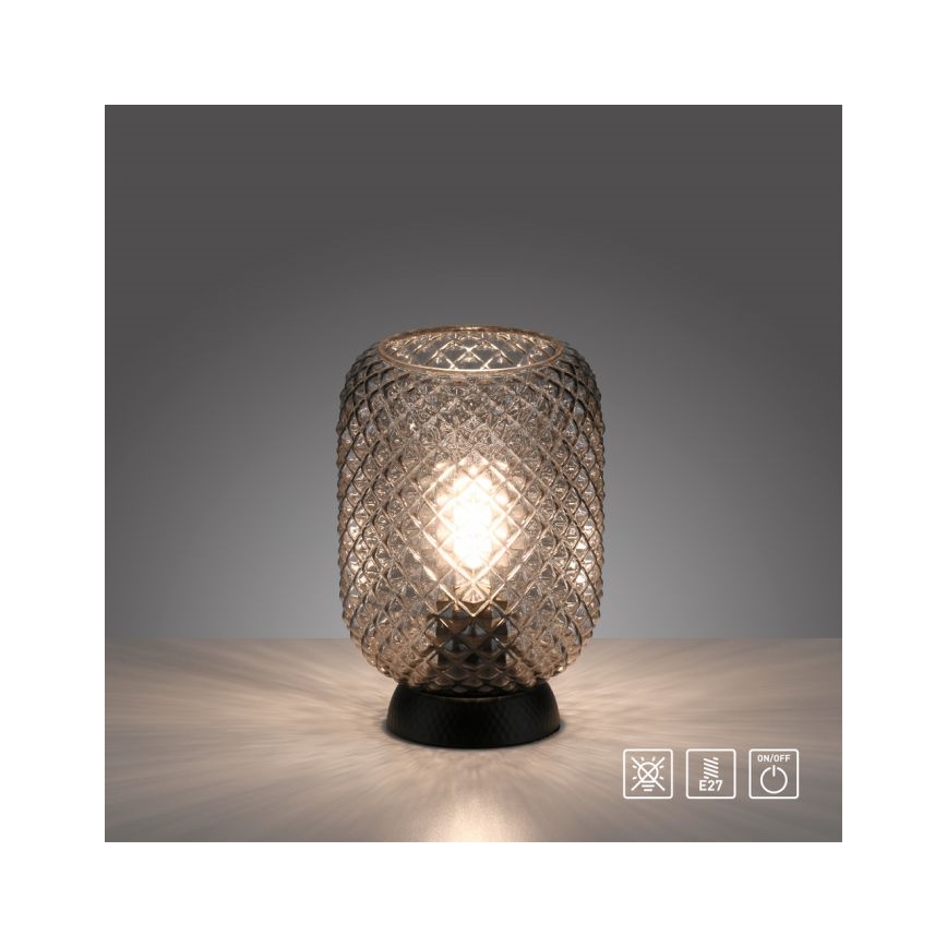 JUST LIGHT. 14906-18 - Tafellamp REISHI 1xE27/40W/230V zwart