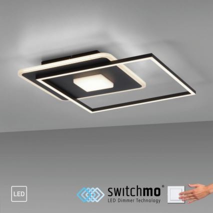 JUST LIGHT. 15045-18 - Dimbare LED plafondlamp DOMINO LED/26W/230V
